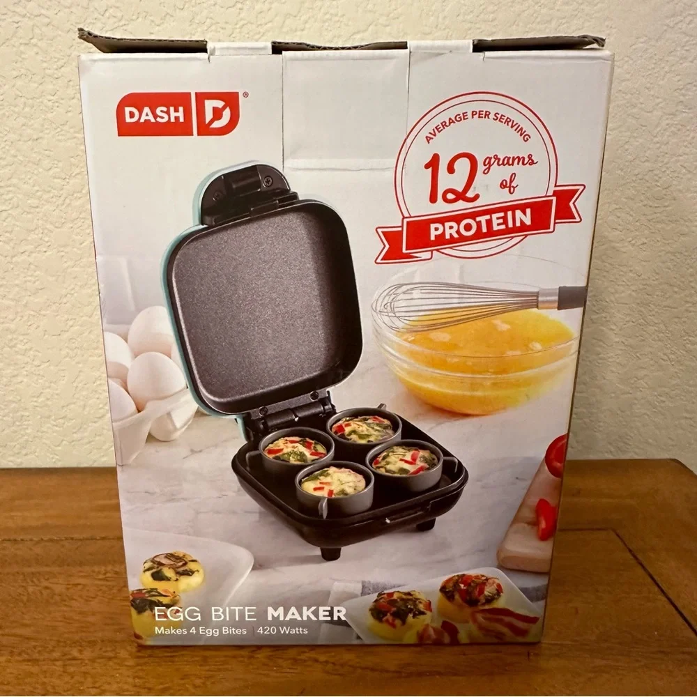 Dash Egg Bite Maker Turquoise Blue NEW!